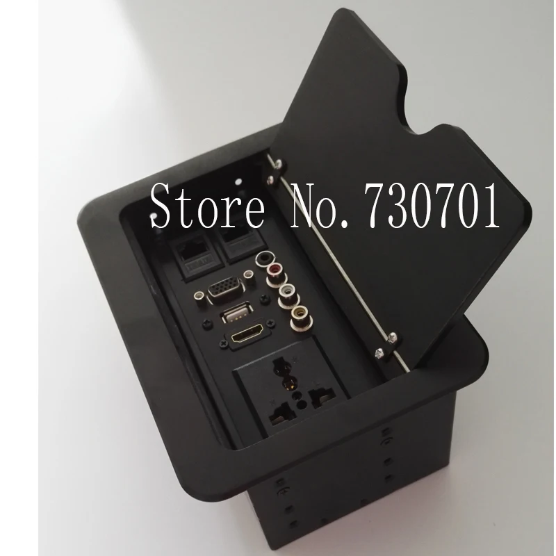 Short Brush multimedia tabletop socket / HDMI audio USB VGA slide brush outlet for conference system sliding customized outlet Short Brush multimedia tabletop socket / HDMI audio USB VGA slide brush outlet for conference system sliding customized outlet