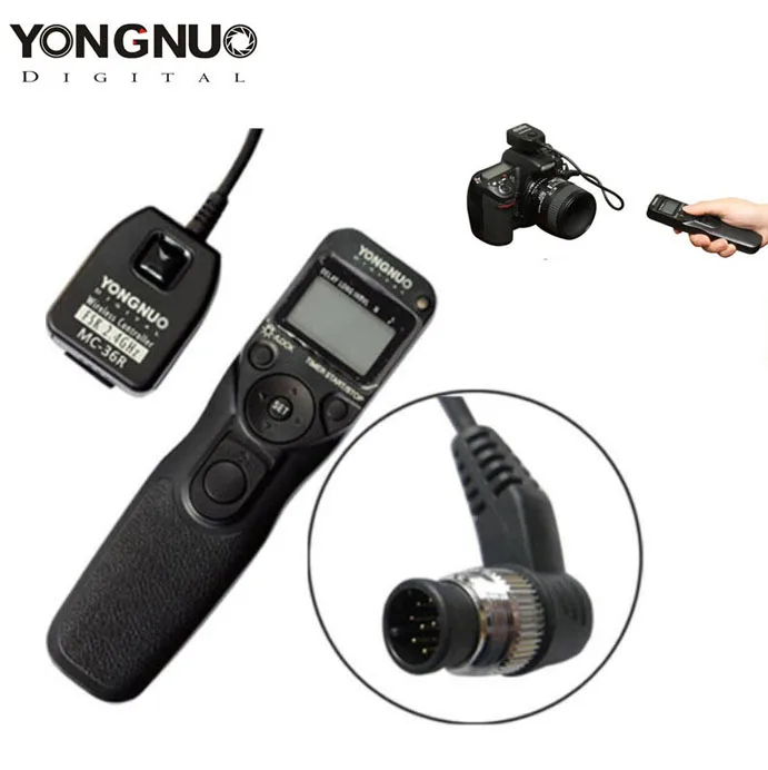 

Yongnuo MC-36R N1 Wireless Timer Remote Shutter Release For Nikon D700 D3s D3x D300S D300 D200 D100