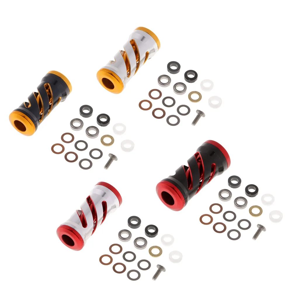 

CNC Metal Spinning Fishing Reel Handle Knob with Supplied Fittings, 4 Colors with Mounting Set Fishing Accessories