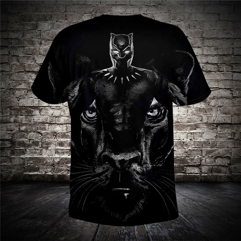 DHL Free Shipping To America Black Panther 3D Printing T Shirts For Men