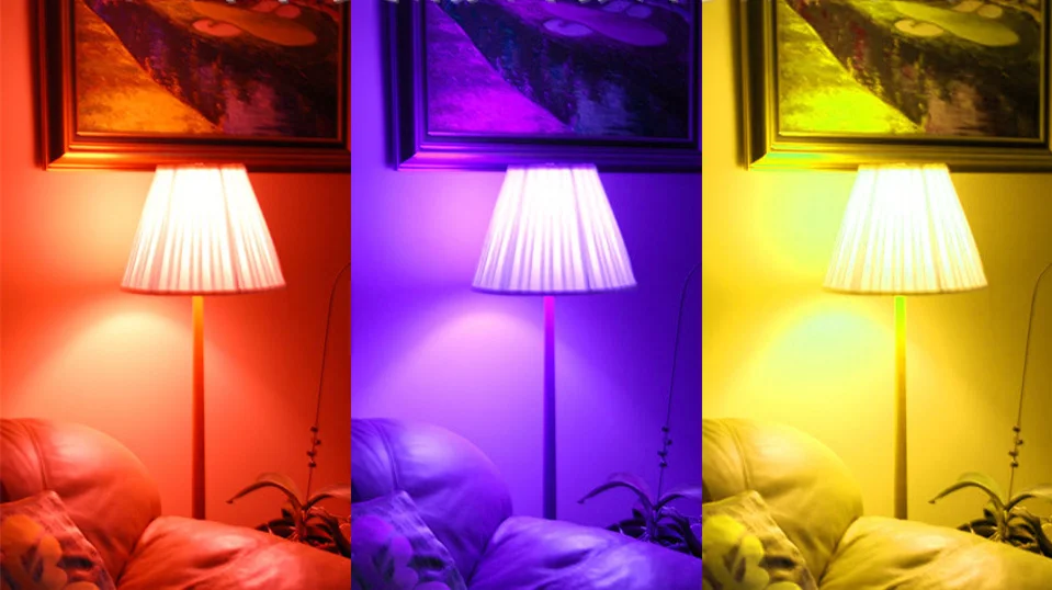 Умный светильник s светодиодный светильник E27/B22 RGB/RGBW лампа 5 Вт 10 Вт 15 Вт цветной светильник для украшения дома и праздника с пультом дистанционного управления