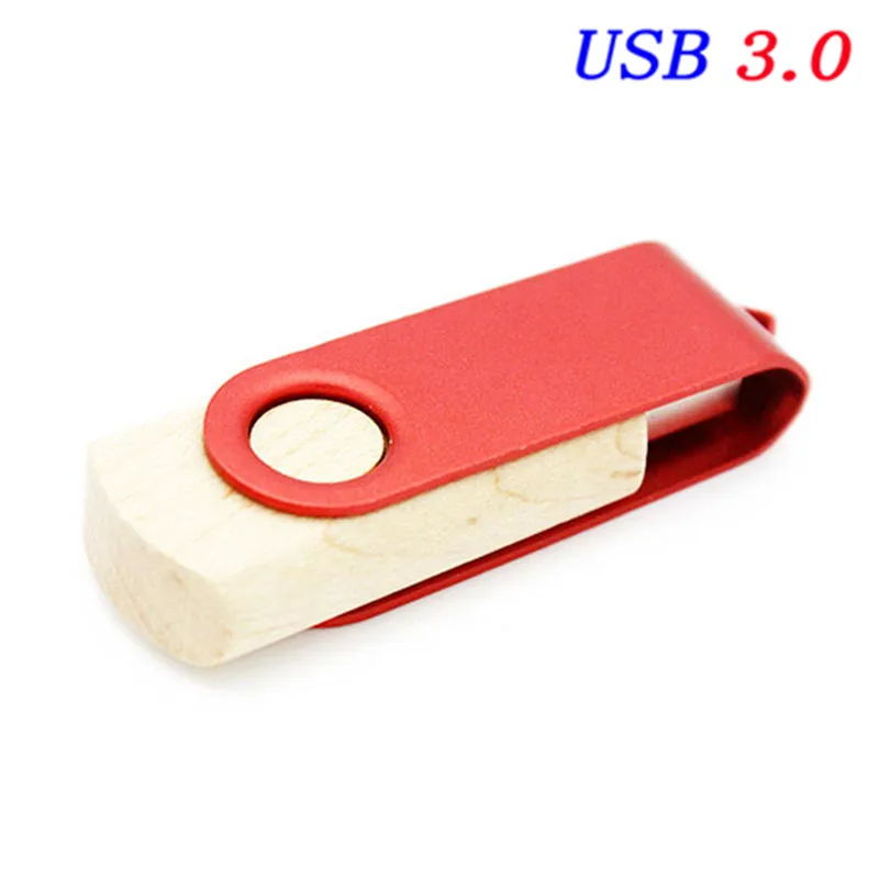 JASTER USB 3,0 Металлический деревянный usb флеш-накопитель 4 ГБ 8 ГБ 16 ГБ 32 ГБ 64 Гб вращающийся флеш-накопитель u диск подарок - Цвет: E