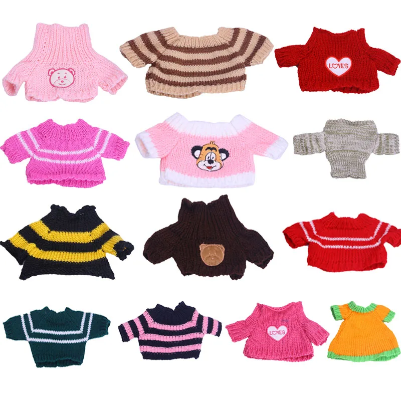 

Sweater style selection for 14.5inch American doll WellieWishers, Children best Birthday Gift