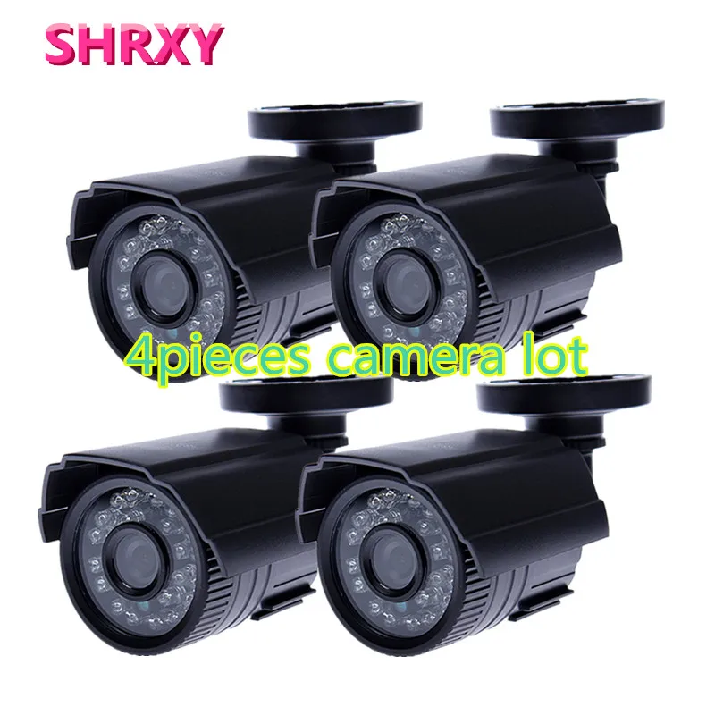 HD 4pieces CCTV Camera 700TVL IR Cut Filter 24 Hour Day/Night Vision