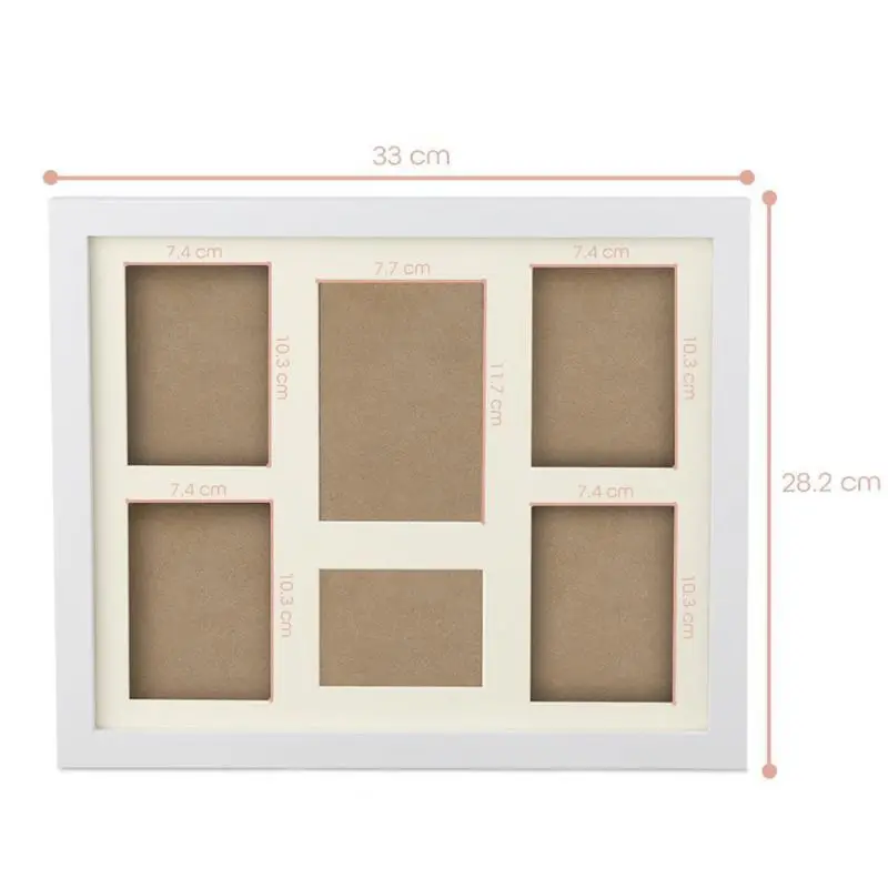 New Baby Handprint and Footprint Frame Kit Shower Keepsake Kit For Parents On Room Wall Table Decor