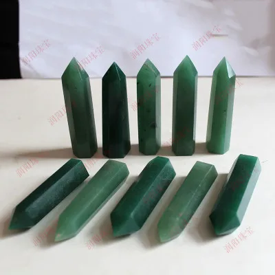 

10PCS natural dongling, jade quartz crystal WAND POINT HEALING
