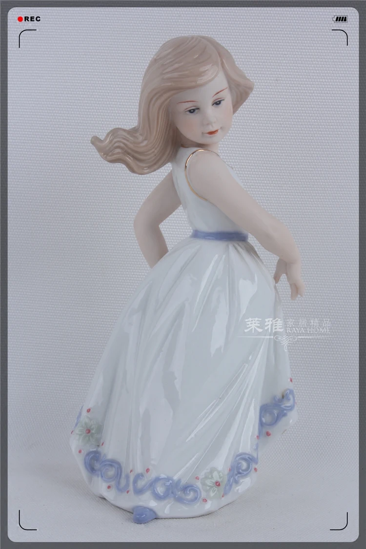  ceramic doll boy girls baby angel statue home decor crafts Children's room ornaments porcelain figu