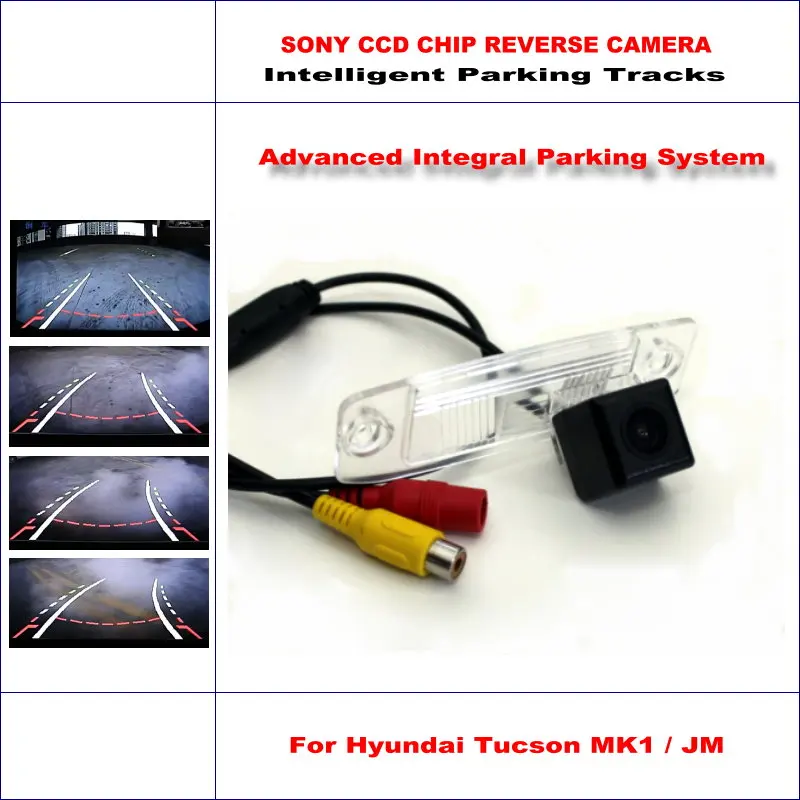 

For Hyundai Tucson MK1 / JM 2004-2010 Car Rear Camera Intelligent Parking Tracks Backup Reverse Dynamic Guidance Tragectory CAM