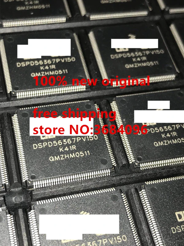 1pcs DSPB56374AE DSPB56374AEB IC DSP 24BIT 150MHZ 52-LQFP 56374 DSPB56374