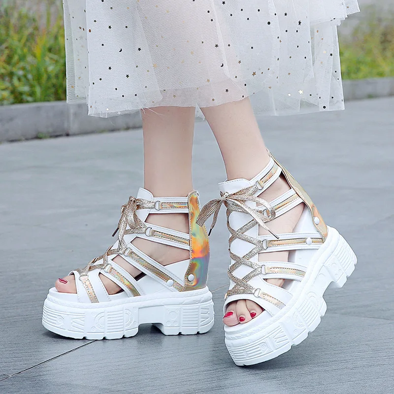 Shoes Summer Platform Sandals Women 2019 Fashion Roman Chunky Sandals Women Wedges High Heels Shoes Casual Woman High Top Sandal Shoes Summer Platform Sandals Women 2019 Fashion Roman Chunky Sandals Women Wedges High Heels Shoes Casual Woman High Top Sandal