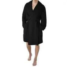 Srogem мужские плюс размер хлопчатобумажные купальные халаты Новое кимоно с длинным рукавом пижамы ночные рубашки домашняя пижама Hombre pijamas