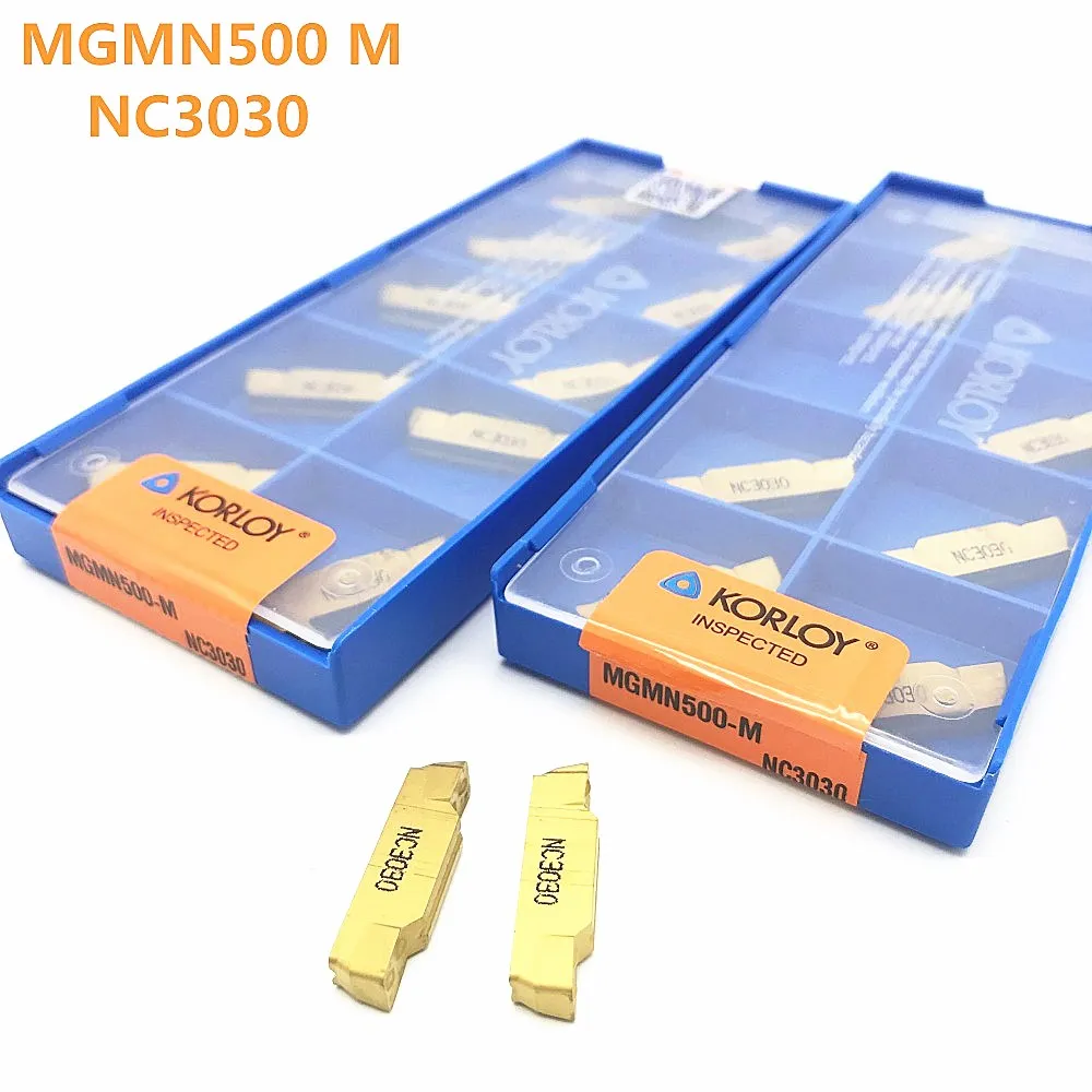 10Pcs MGMN500 M NC3030 Turning Tools carbide inserts MGMN 500 lathe cutter CNC Parting and grooving