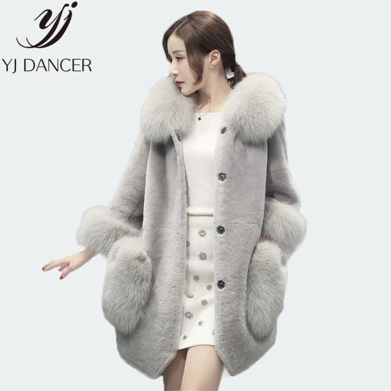 

2018 winter New warm Plus Size Fashion Women Casual Loose size coat thick Imitation fur Plush coat Female Fake fur Coat Ljj0209