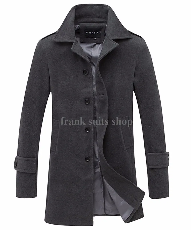 Custom made 2016 New arrivals Men's Wool Jackets Spring Autumn winte