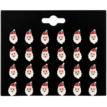 12 пар/лот модные украшения для рождественской вечеринки красочные наборы с сережками-гвоздиками для женщин модные ювелирные изделия подарок для девочки