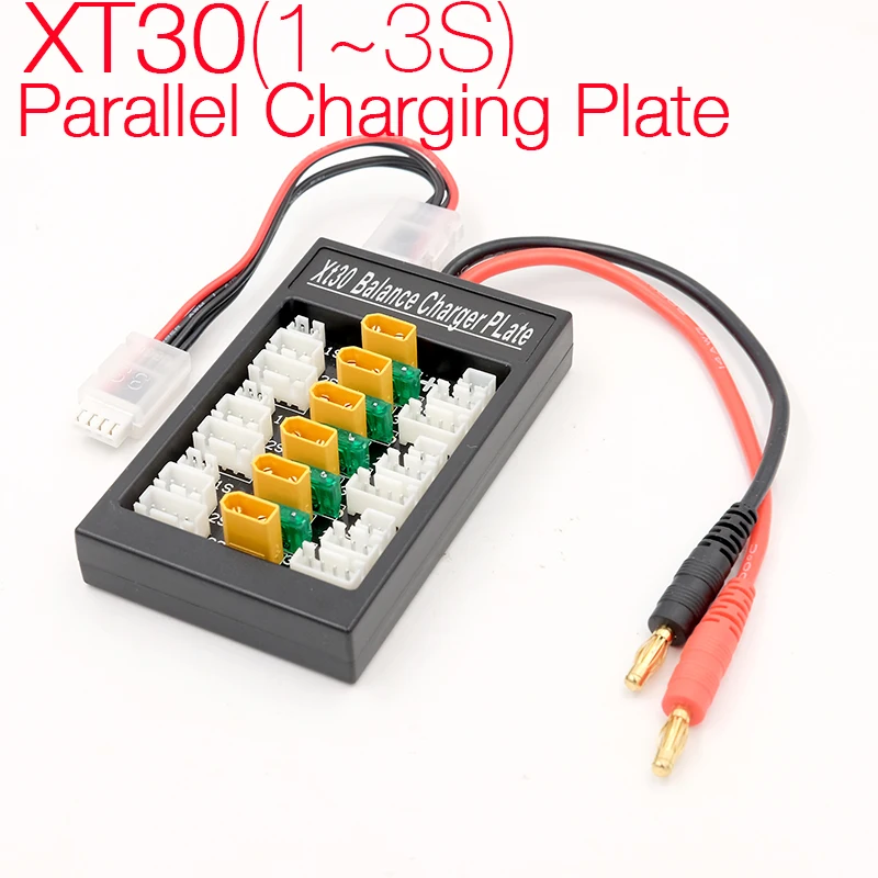 1 ~ 3S Lipo Плата расширения XT30 разъем параллельная зарядка пластина зарядное