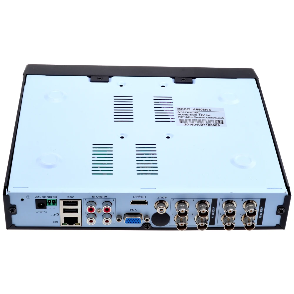 Видеорегистратор AZISHN 8 канальный HD AHD/TVI/CVI/CVBS/IP AHD гибридный цифровой