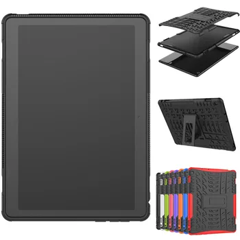 

HH 2 in 1 Heavy Duty Armor Tire Style TPU PC Hard Cover Case for Huawei MediaPad M3 Lite 10 BAH-W09 BAH-AL00 10.1" tablet PC