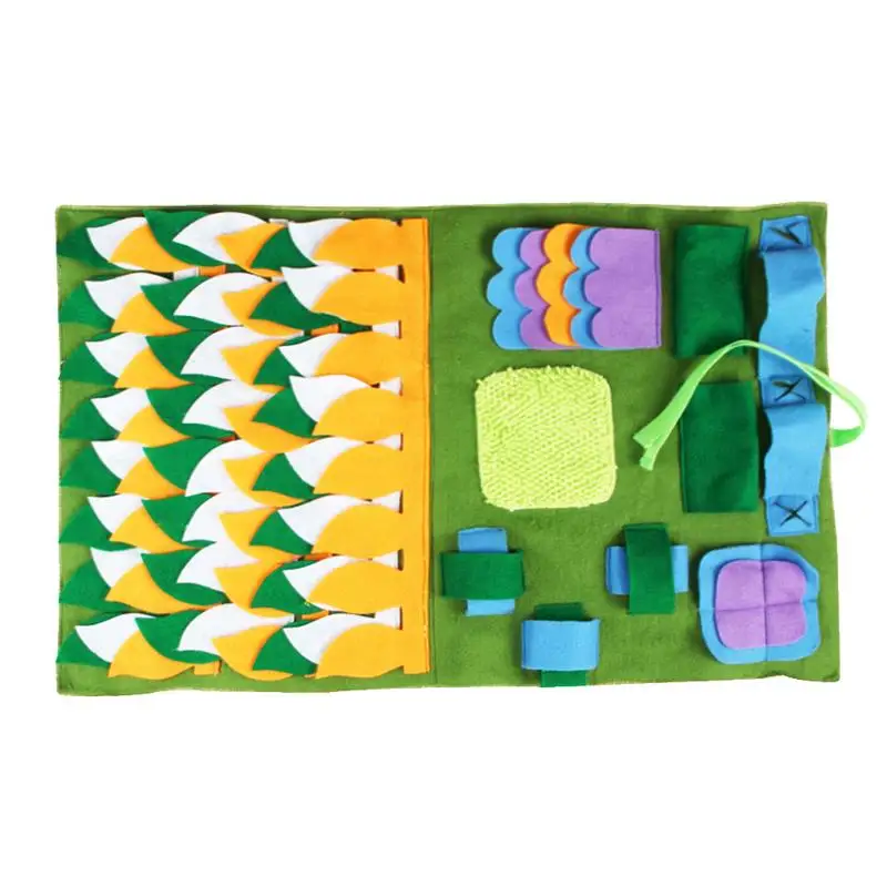 

HOT Arrival Dog Pet Snuffle Mat Washable Dog Training Blanket Dogs Smelling Mat IQ Training Pressure Releasing Nose Work Toy