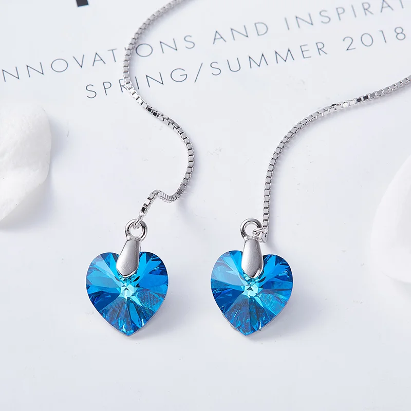 Серьги Cdyle из стерлингового серебра 925 пробы украшенные кристаллами сделай сам