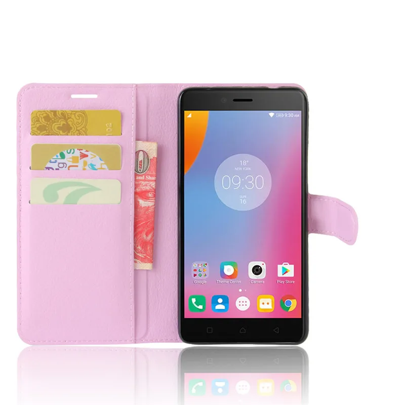 For Lenovo K6 Note Case 5.5 inch Wallet PU Leather Back Cover Phone Case For Lenovo K6 Note K53a48 Case Flip Protective Bag K 6 (8)