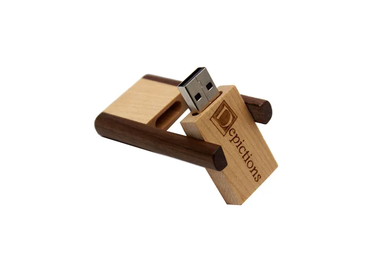 JASTER деревянный вращающийся usb флэш-накопитель карта памяти pendriver pendrive 16GB 32GB 64GB фотография подарок USB2.0(10 шт бесплатный логотип