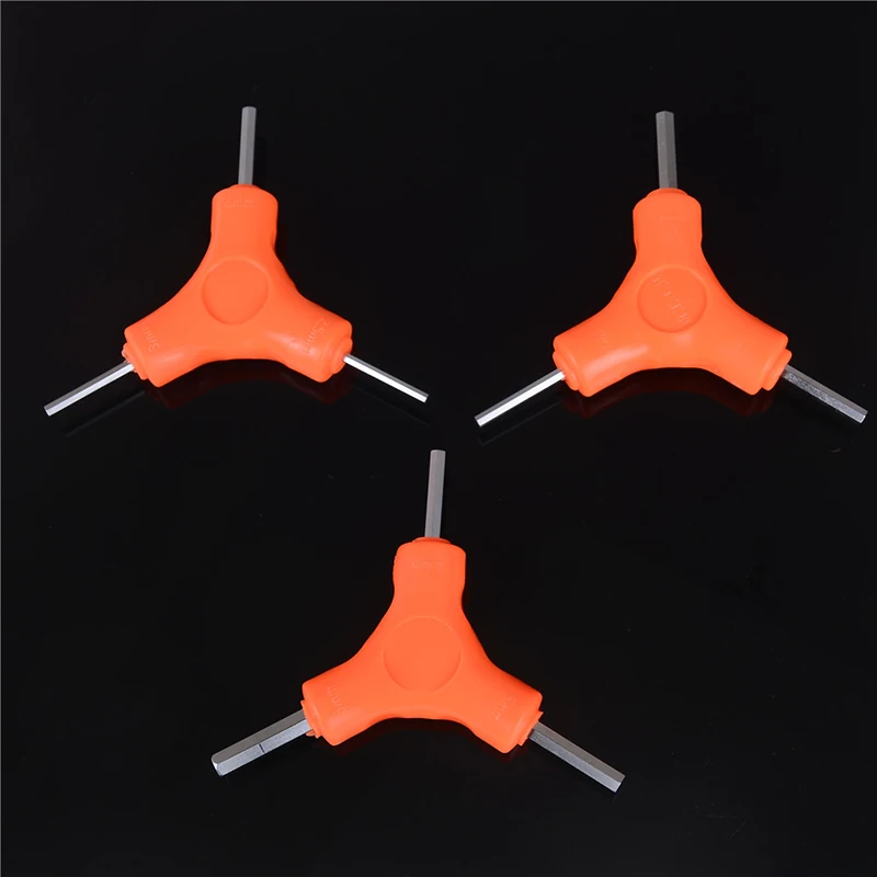 

3 Way Hex Allen Wrench Tool (Y Type) Steel Chromium Plating Size For Road Mountain Bike Bicycle 2.5-6mm