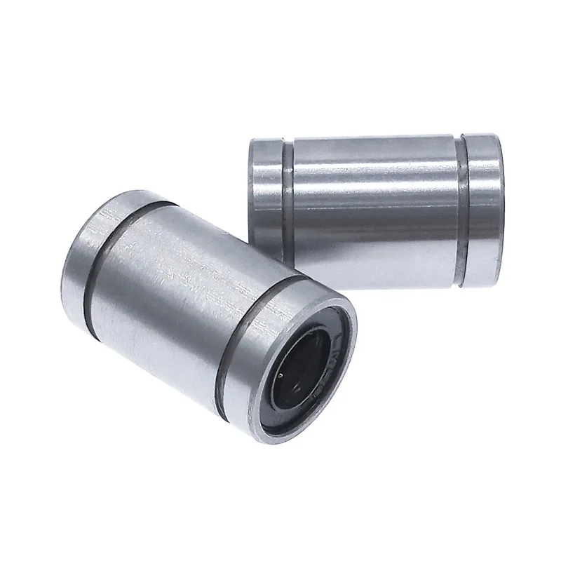 

2pcs Linear bushing LM8UU CNC linear bearings carbon steel 8*15*24 mm for rods liner rail linear shaft parts