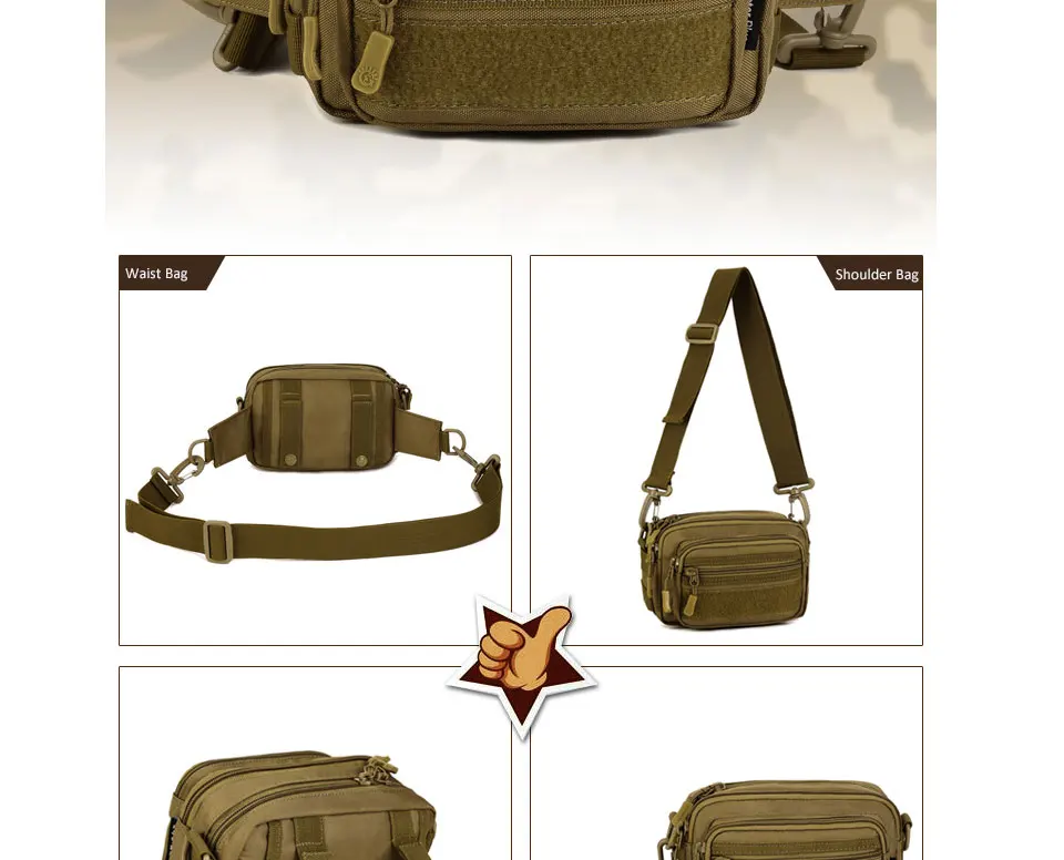 Сумка тактическая сумка на плечо Военная ручная сумка Регулируемый слинг походный рюкзак Mochila походный рюкзак походная сумка для отдыха на природе