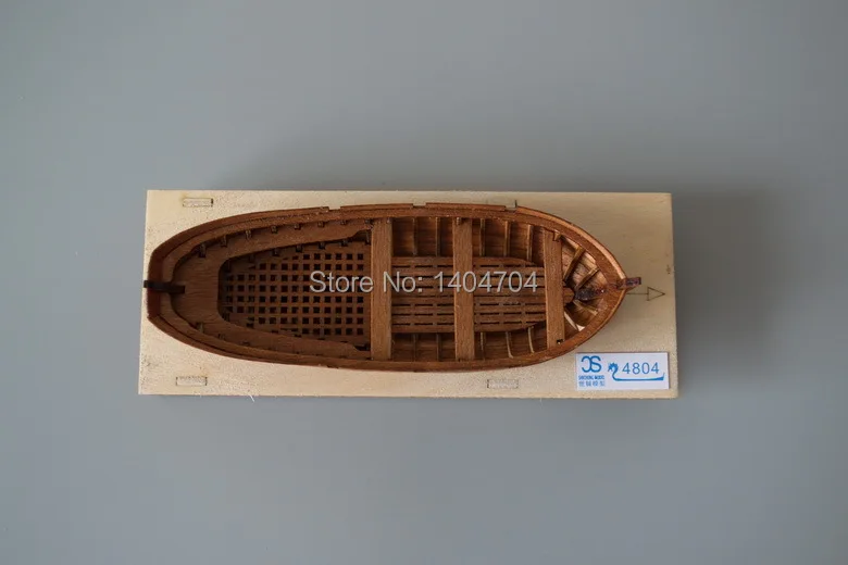 Free shipping Scale 1/48 Laser cut wooden Life boat model kit 134.5mm Jolly boat modelboat