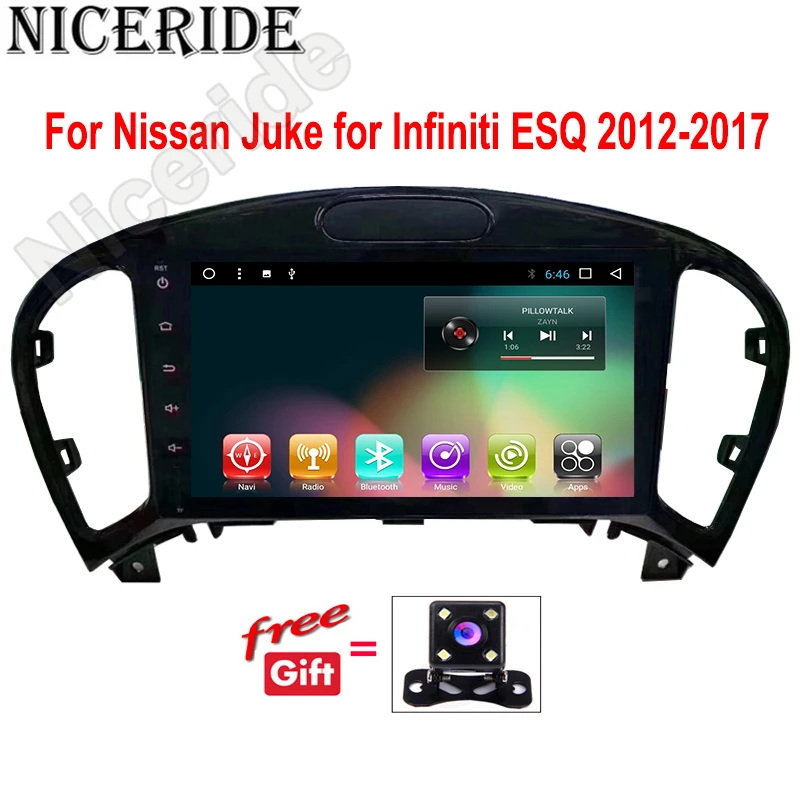 Perfect Android 7.1 Car Radio Headunit GPS Navigation Multimedia for Nissan Juke 2004-2017 Video Player Autoradio Navigation BT Wifi USB 8
