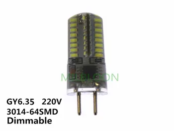 

2pcs dimmable led gy6.35 220v silicone corn bulb g6.35 220v led bulb dimming crystal light chandelier light bulb led gy6.35 220v