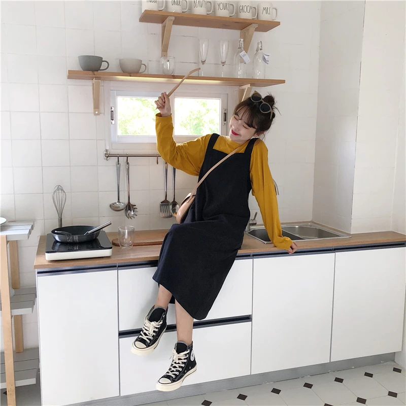 2020 женские платья в японском стиле Ulzzang Kawaii Lady College Style повседневное Свободное