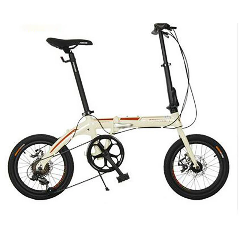 Perfect Folding Bicycle Aluminum Alloy 16 Inch 7 Speed Aluminium Front And Rear Disc Brake 0 Perfect Folding Bicycle Aluminum Alloy 16 Inch 7 Speed Aluminium Front And Rear Disc Brake 0