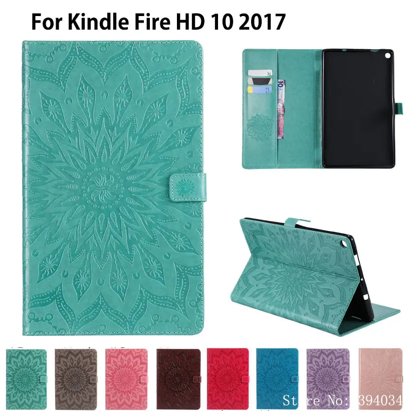 Чехол для планшетов Amazon Kindle полностью новый Fire HD 10 7-го поколения с Alexa 1 дюйма 2017