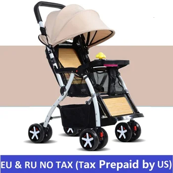 

Europe and RU NO TAX Baby stroller ultra-light can sit can lie portable umbrella stroller folding summer strollers baby