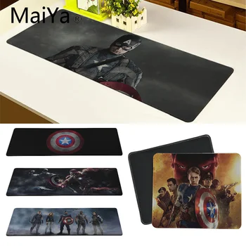 

Maiya High Quality MARVEL Captain America Beautiful Anime Mouse Mat Rubber PC Computer Gaming mousepad