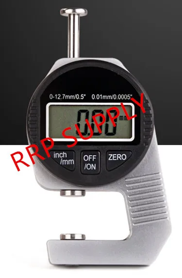digital thickness gauge with flat head_