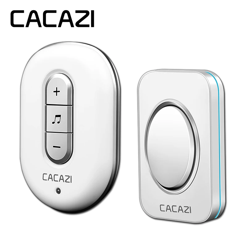 Cacazi C9918 Smart home дверной звонок переменного тока 110-220 В Водонепроницаемый 280 м удаленного Беспроводной дверной звонок 48 мелодии 6 объем