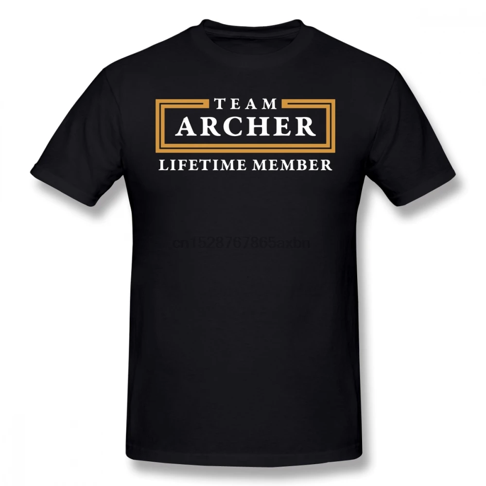 

Archer T Shirt Team Archer Lifetime Member Surname Shirt T-Shirt Print 100 Cotton Tee Shirt Short Sleeve Fun Classic Tshirt