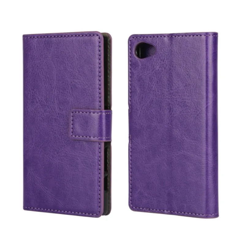 Xperia Z5 Mini Crazy Horse Wallet Case (2)