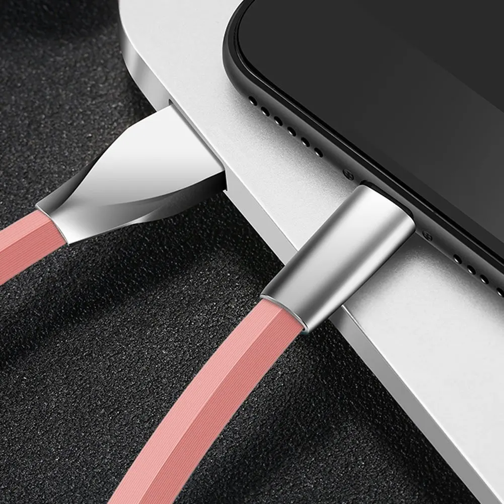 Byleen 3D цинковый сплав USB Type C зарядное устройство 1/2 м Дата синхронизации кабель для
