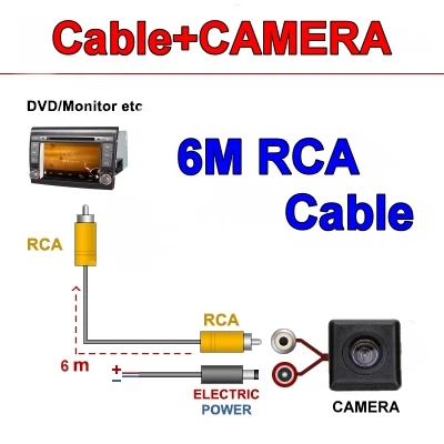 Для Toyota Camry для Daihatsu Altis 2009 2010 2011 Обратный Парковка Камера HD CCD Ночное Видение заднего вида Камера - Название цвета: wired DVD