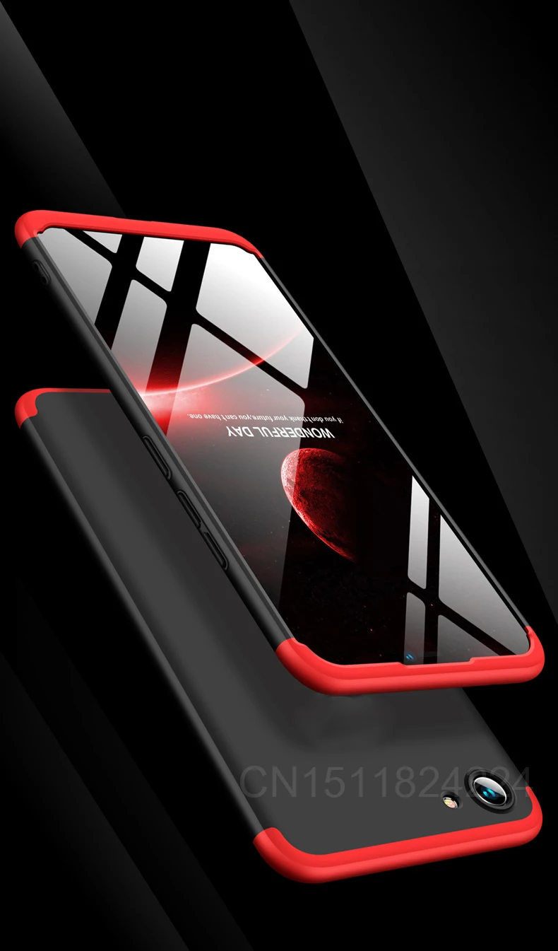 Y81 360 Degree For Vivo Y81 Case Full Body Cover Case PC Hard For Vivo Y81 Y 81 VivoY81 Cases With Tempered Glass 6 (2)