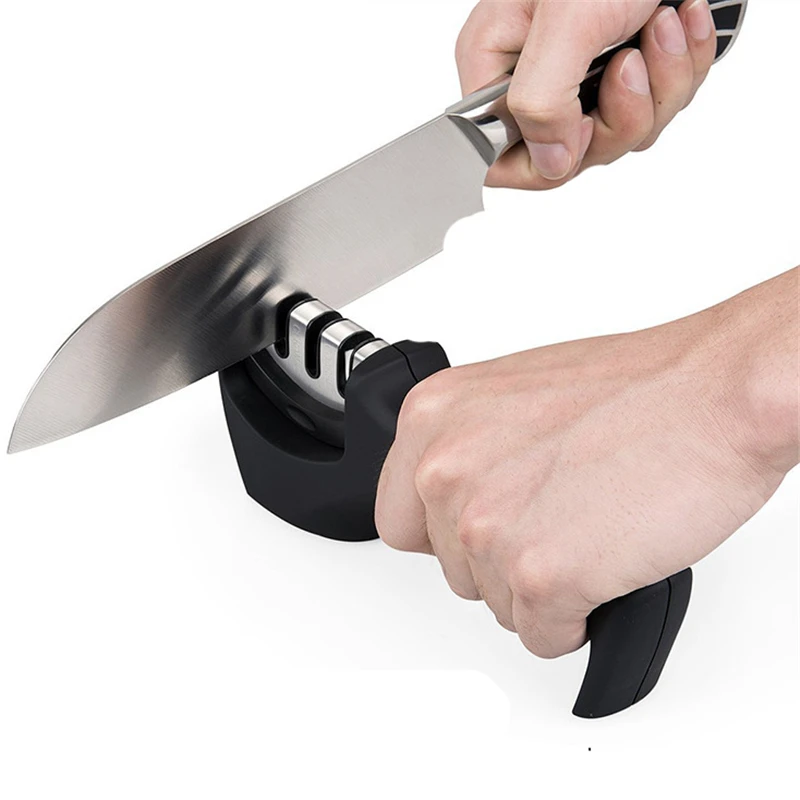 Professional Knife Sharpener Stainless Steel Ceramic Knife Sharpening