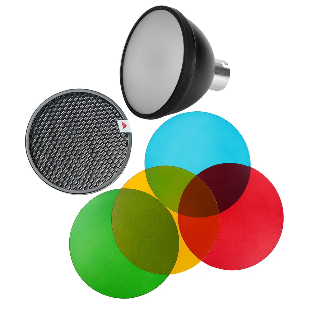 Godox--WITSTRO-AD-Series-Accessories-AD-S2-Reflector-Standard-Cover+AD-S11 Color Filter Kit-For-AD180-AD360-AD360II-AD200-(7)