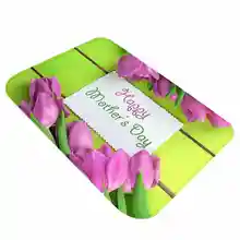 Самый продаваемый товар на день матери, самый продаваемый товар, круглый ковер с рисунком сердца и Дня матери, Коралловый флисовый коврик 5lp