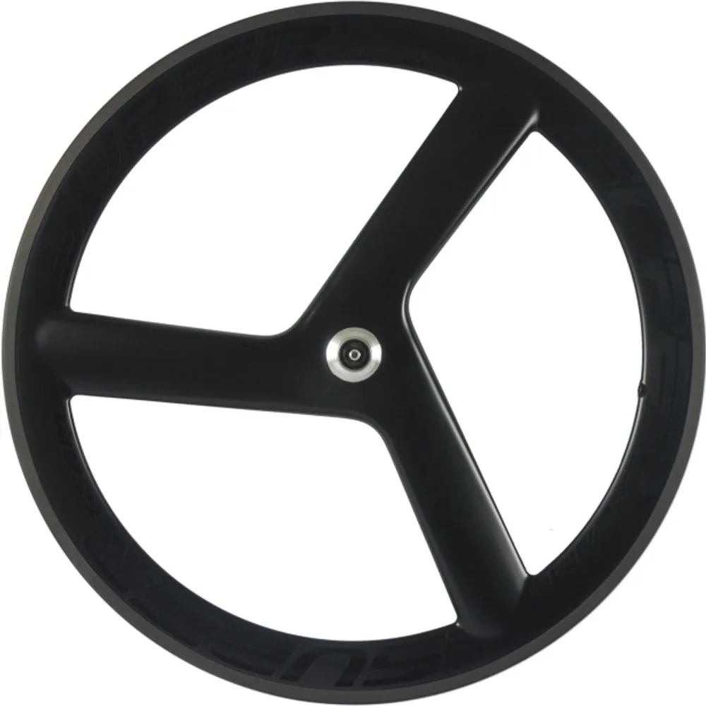 SUPERTEAM углерода 3 спицевое 700C колеса шоссейные колесо велотрека Fixed gear Карбон