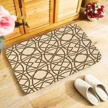 Винтажный креативный геометрический небольшой уголок 40x60 см напольный коврик для спальни кухонный Коврик для прихожей Противоскользящий дверной коврик