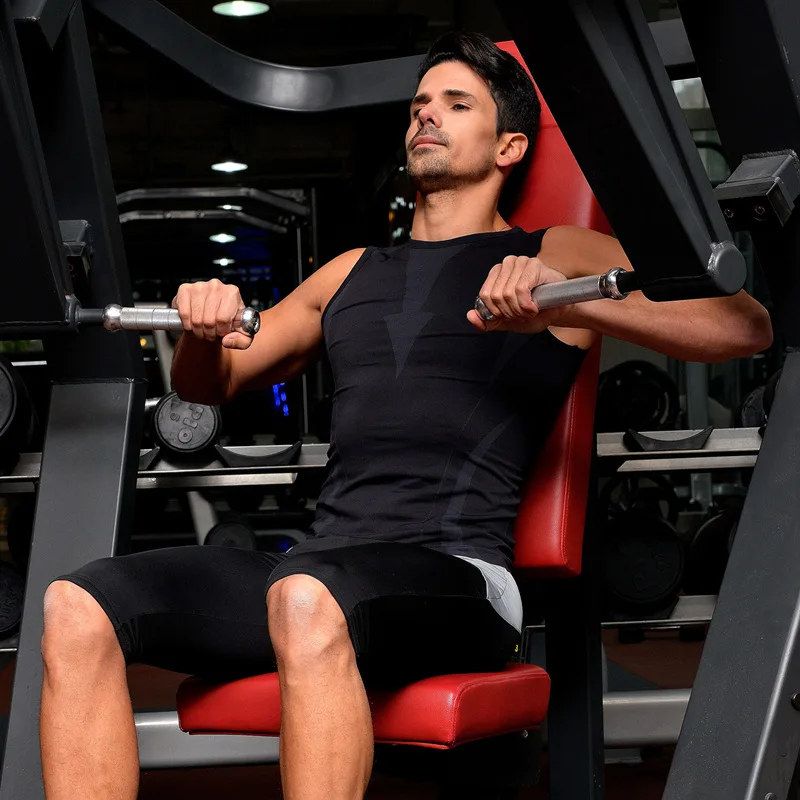 

MASCUBE Mens Compression Vest Tight Base Layer Running Fitness Excercise Gym Soccer sleeveless Shirts Underwear